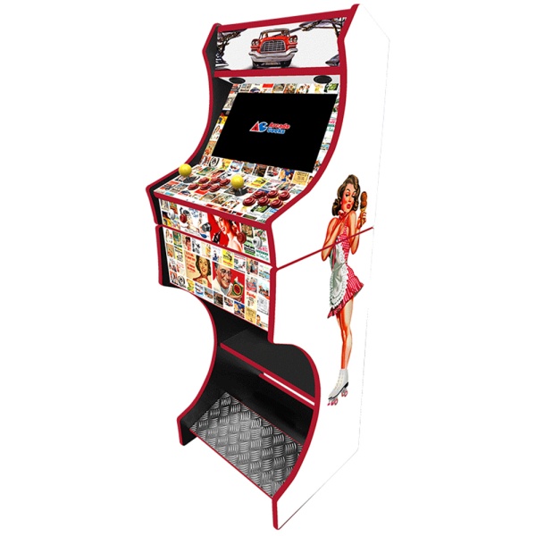 2 Player Arcade Machine - Retro Roller  Themed